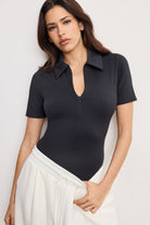 Good American Weightless Scuba Collared Bodysuit