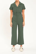 Daze Denim Maverick Jumpsuit Grass