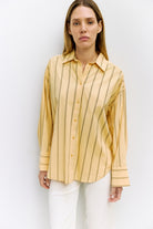 MOD REF The Erica Top | Striped Button Down