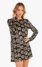 Show Me Your Mumu Maddison Mini Dress Flower Pop