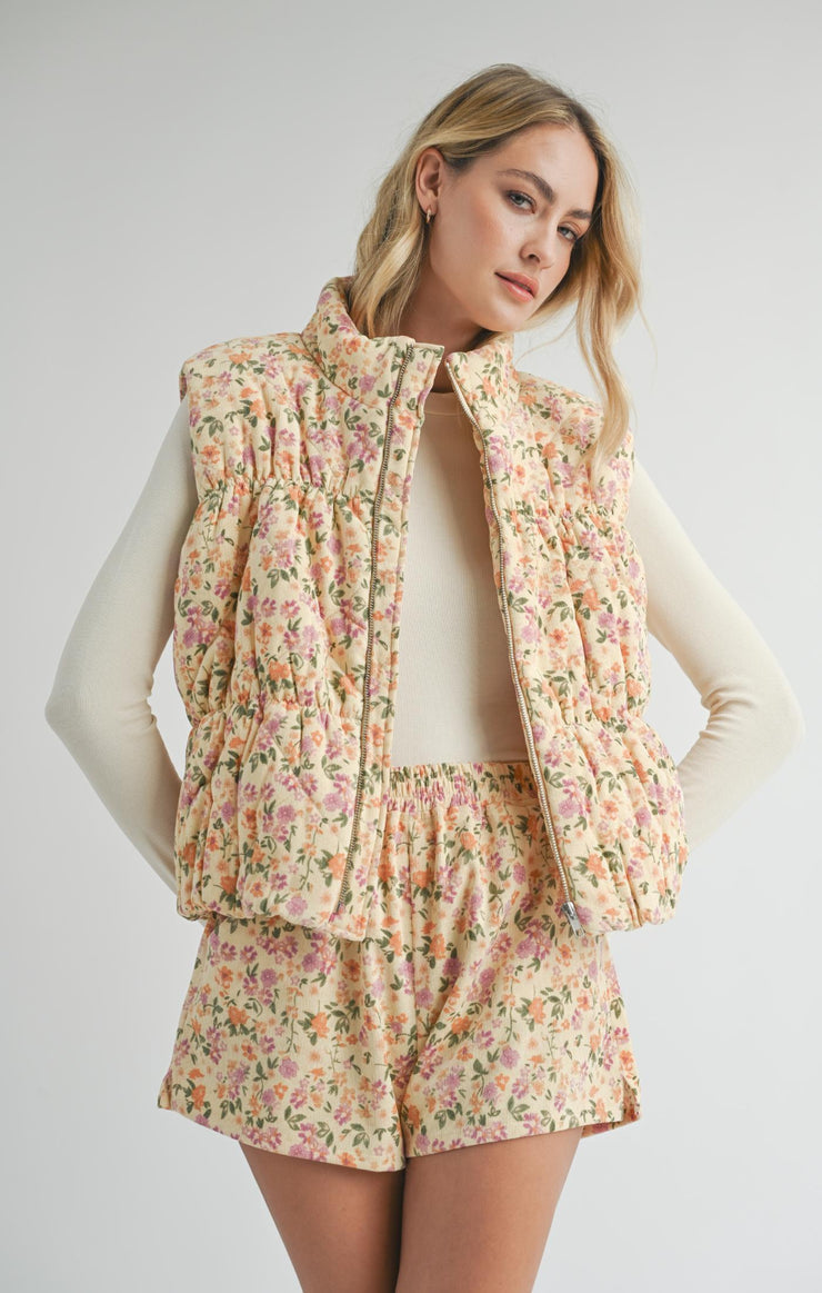 Sadie & Sage Plantlover Puffer Vest