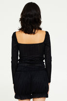 Find Me Now Tullie Long Sleeve Top Black