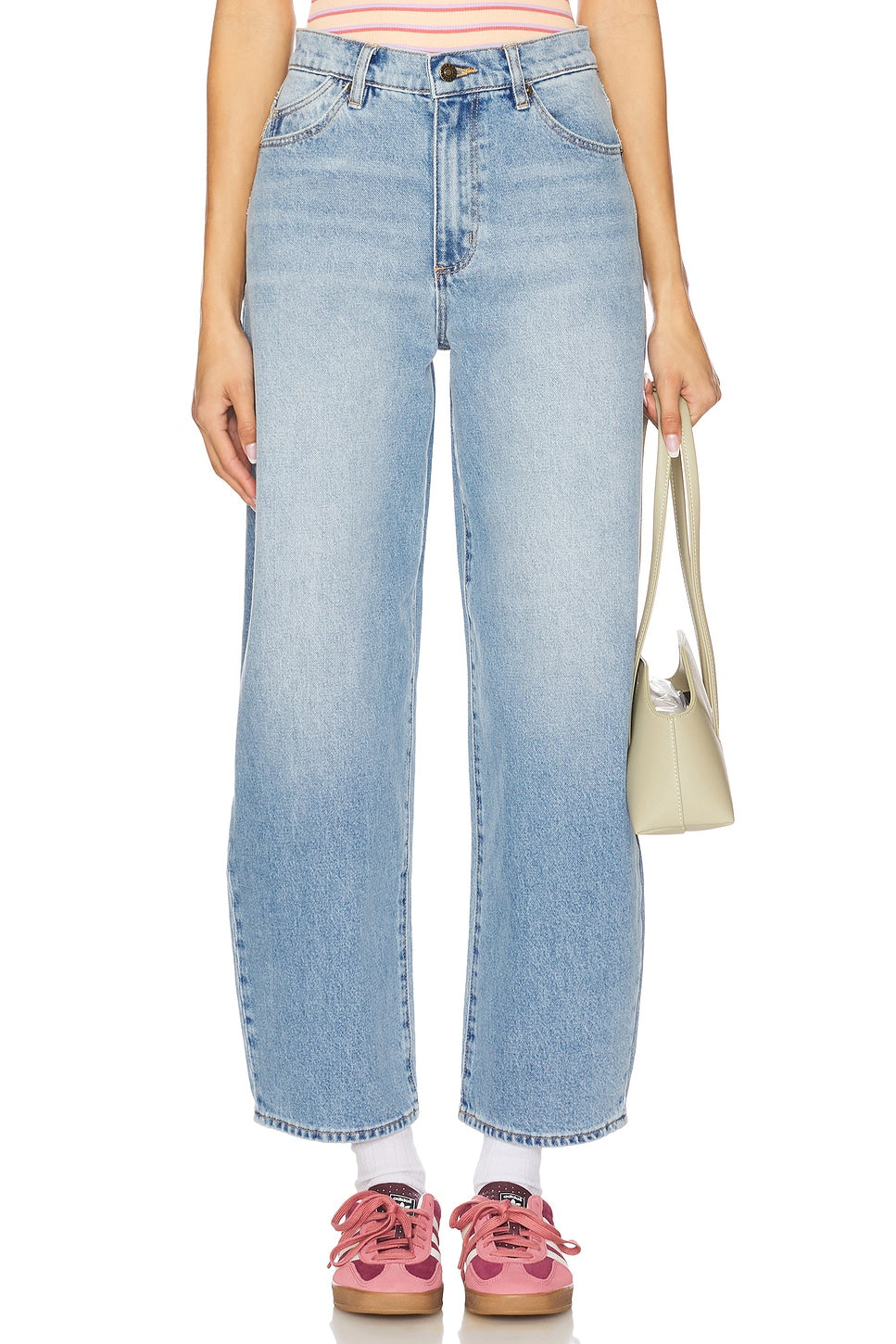 Rolla's Gigi Barrel Jeans BRad Blue