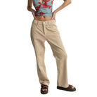 Rhythm Chloe Low Rise Pant Cream