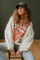 People of Leisure Rolling Stones 1994 Voodoo Lounge Sweatshirt Ivory