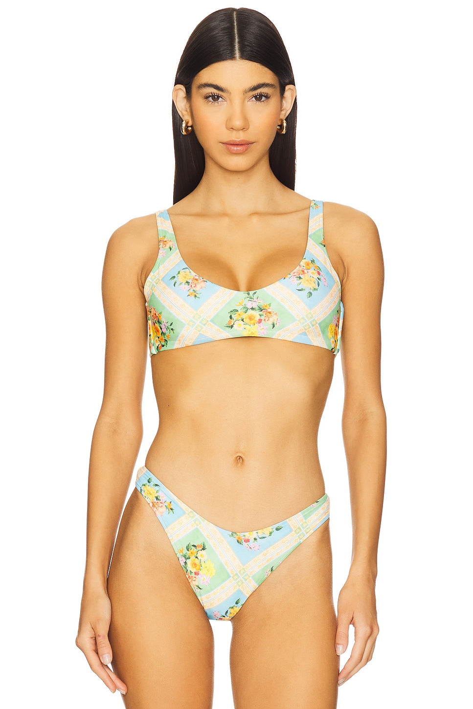 Show Me Your Mumu Sanibel Top Reversible - Bouquet Gingham