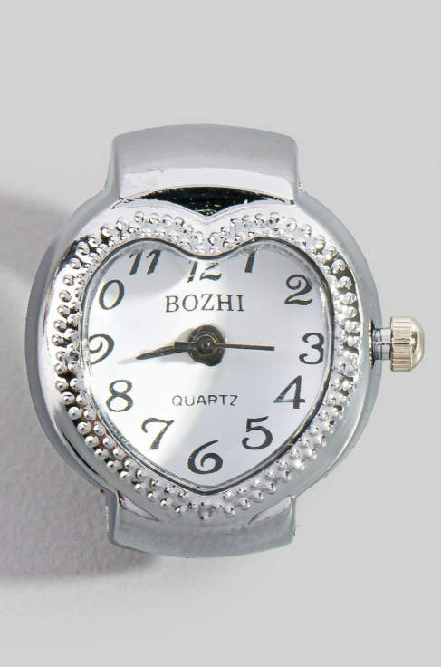 YAZ. Heart Watch Ring