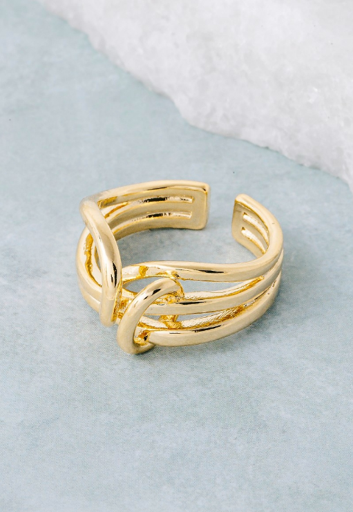 YAZ. Interlocking Abstract Ring