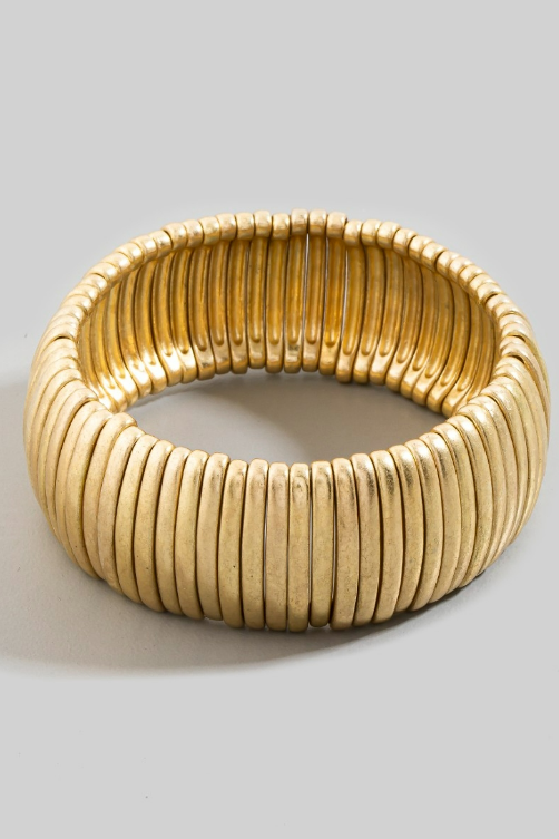 YAZ. Slinky Metal Cobra Bangle