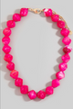 YAZ. Marbled Geometric Bead Necklace by YAZ.
