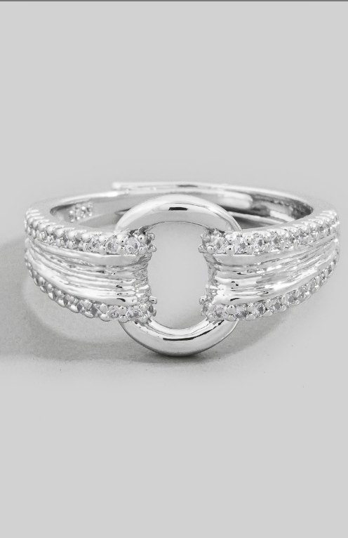 YAZ. Ornate Buckle Ring
