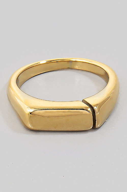 YAZ. Rectangle Slit Ring