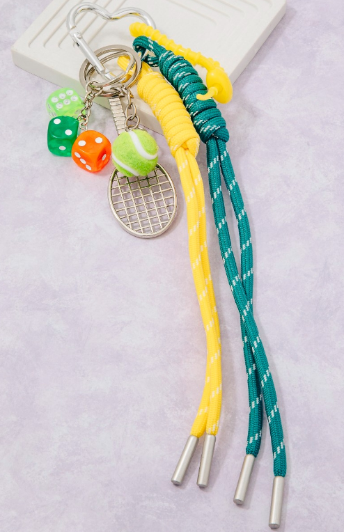 YAZ. Tennis Key Bag Charm