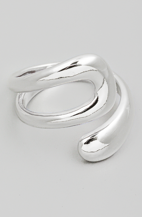 YAZ. Abstract Wrap Around Ring