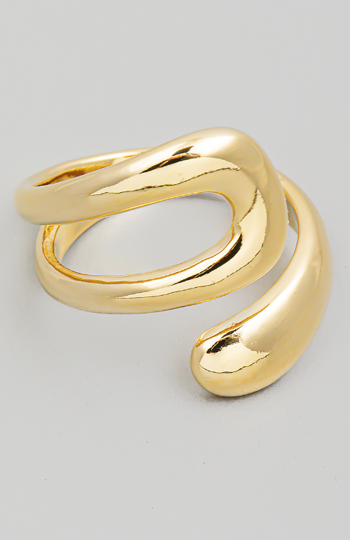YAZ. Abstract Wrap Around Ring