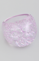 YAZ. Klear Inner Design Chunky RIng Light Pink