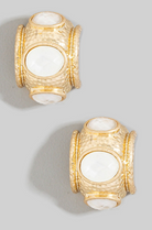 YAZ. Mini Maximalist Mother Of Pearl Hoops