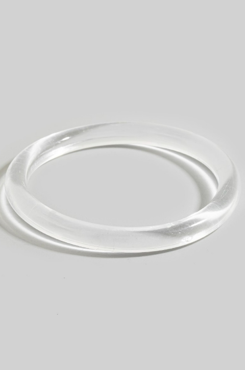YAZ.  Resin Tube Bangle Bracelet