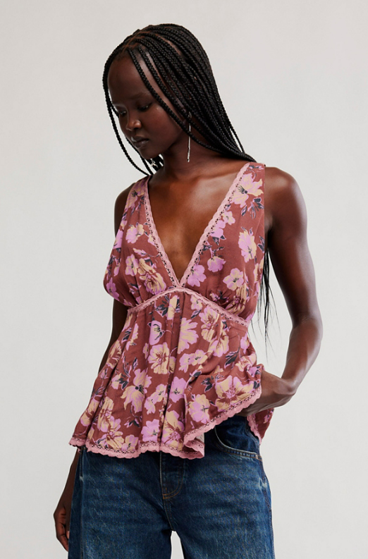 Free People Rome Printed Tank