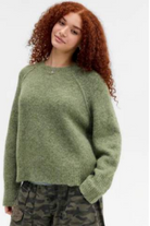 BDG Crew Neck Jumper Khaki
