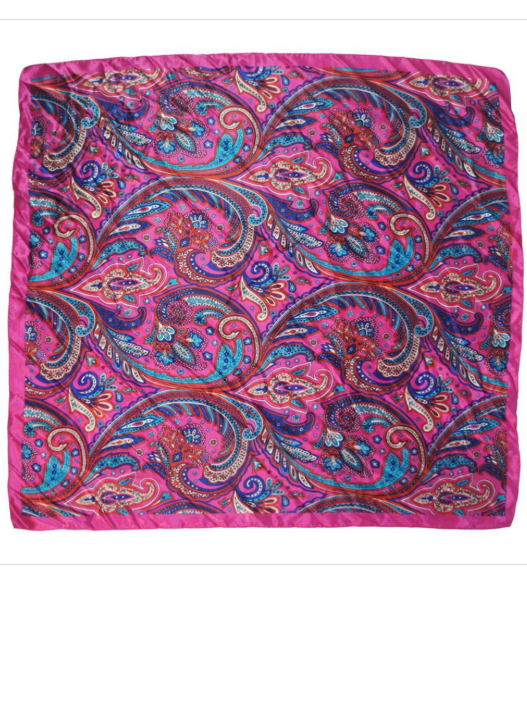 YAZ. Electric Paisley Patterned Scarf