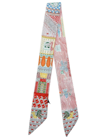 YAZ. Story Tiles Skinny Scarf