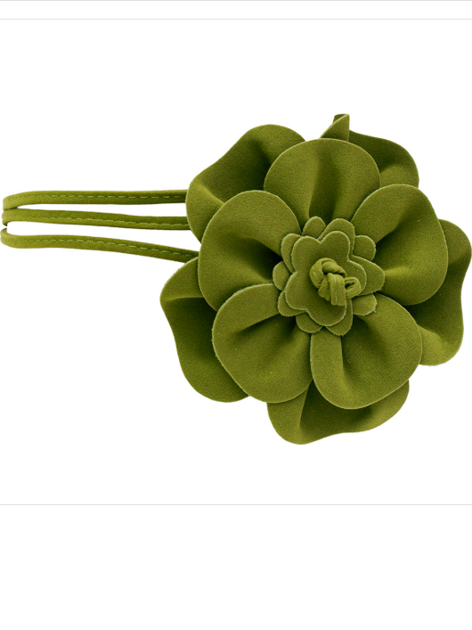 YAZ. Flower Wrap Belt