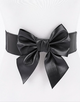YAZ. Vegan Leather Bow Belt by YAZ.
