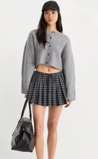Good American The Pleated Skirt
