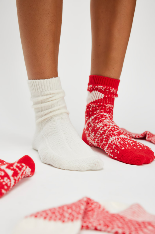 Free People Nordic Knit Sock Pack by Free People