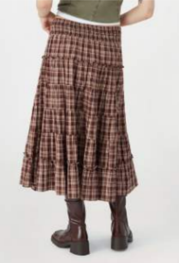 BDG Ella Tiered Skirt by BDG