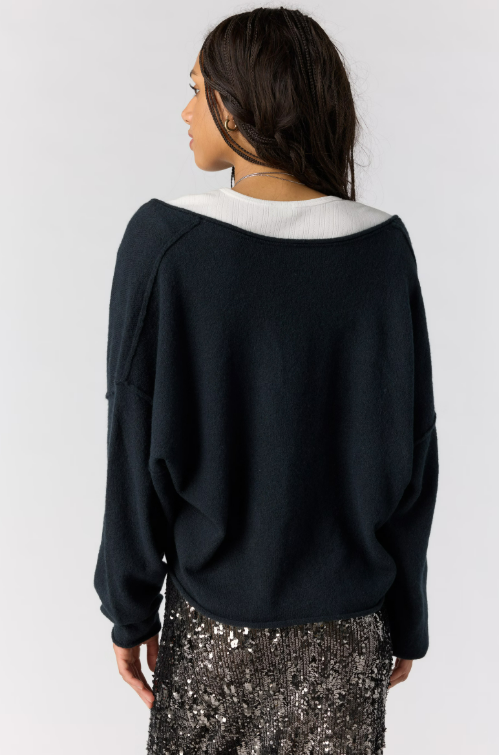 Free People See Me V-Neck Pullover by Free People
