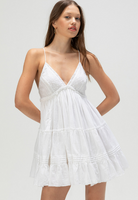 BDG Aria Mini Dress Yellow