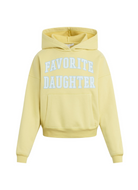 Favorite Daughter Collegiate Hoodie Golden Off White