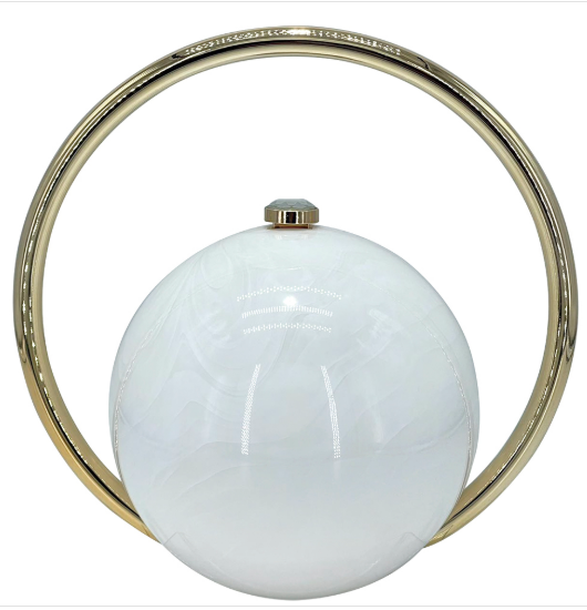 YAZ. The Night Is Yours Round Marble Design Handle Evening Bag