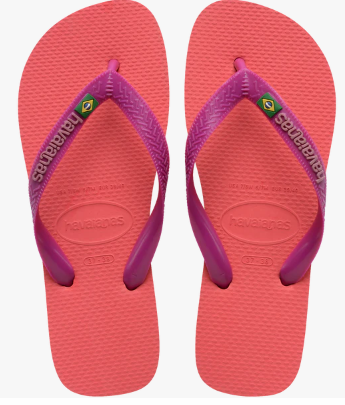 Havaianas Brasil Logo Flip Flops