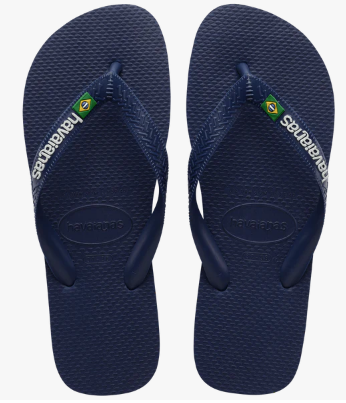 Havaianas Brasil Logo Flip Flops