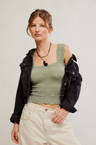 Free People Love Letter Cami Forest Run