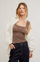 Free People Love Letter Cami Pinecone