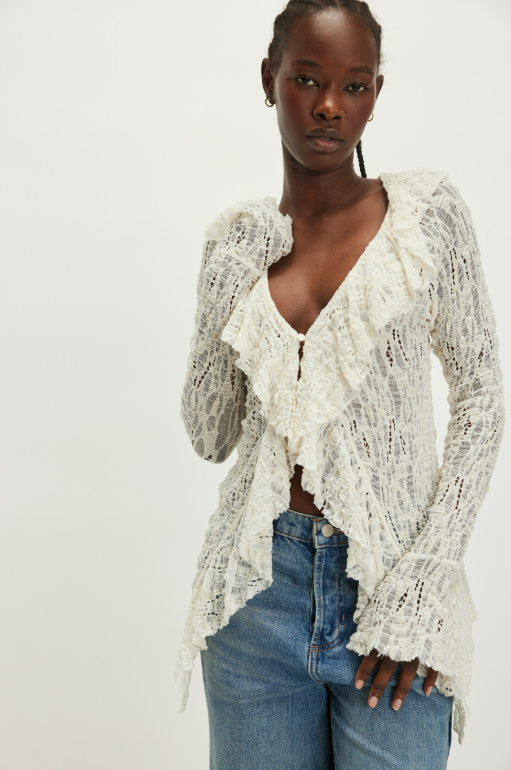 Free People Laney Cardi Ivory