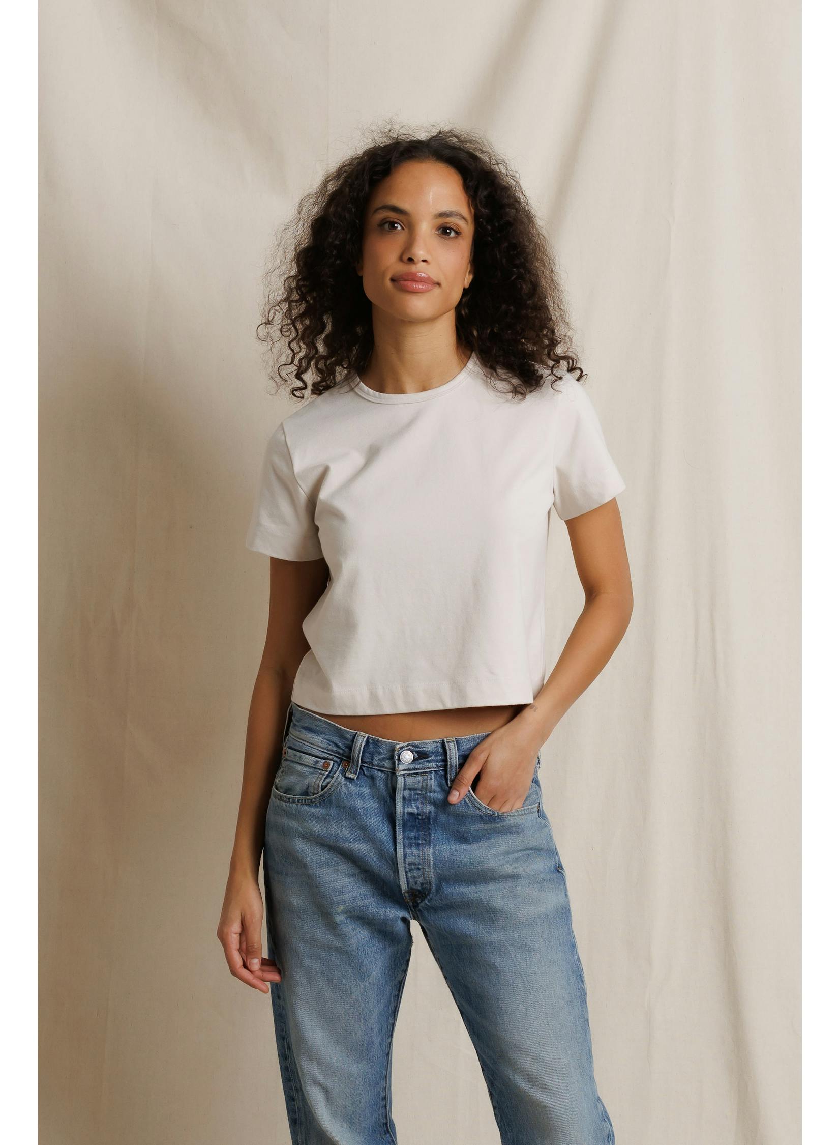 perfectwhitetee Sage Tee