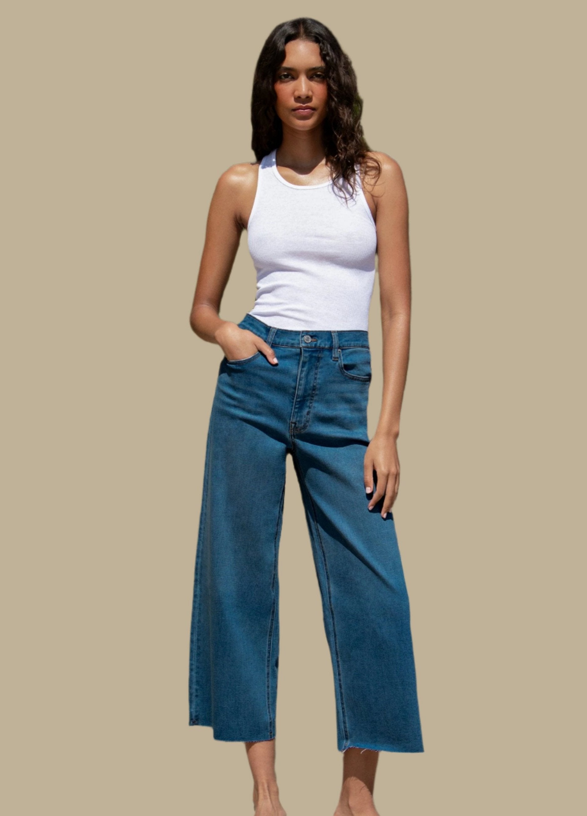 Unpublished Greta Cropped Jeans in Franklin