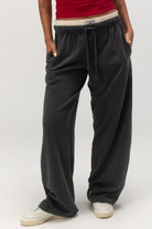 BDG Boxer Wide Leg Joggers Washed Black
