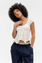 BDG Piper Lace Cap Sleeve