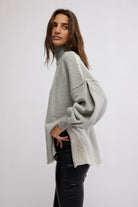 Free People Wonderful Pullover Grey Heather