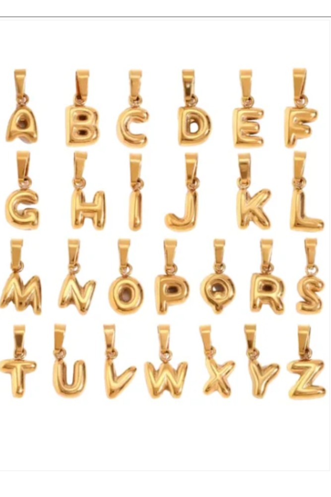 farrah b Jewelry Bubble Letter Charms