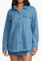 Billabong Fadeaway Denim Shacket