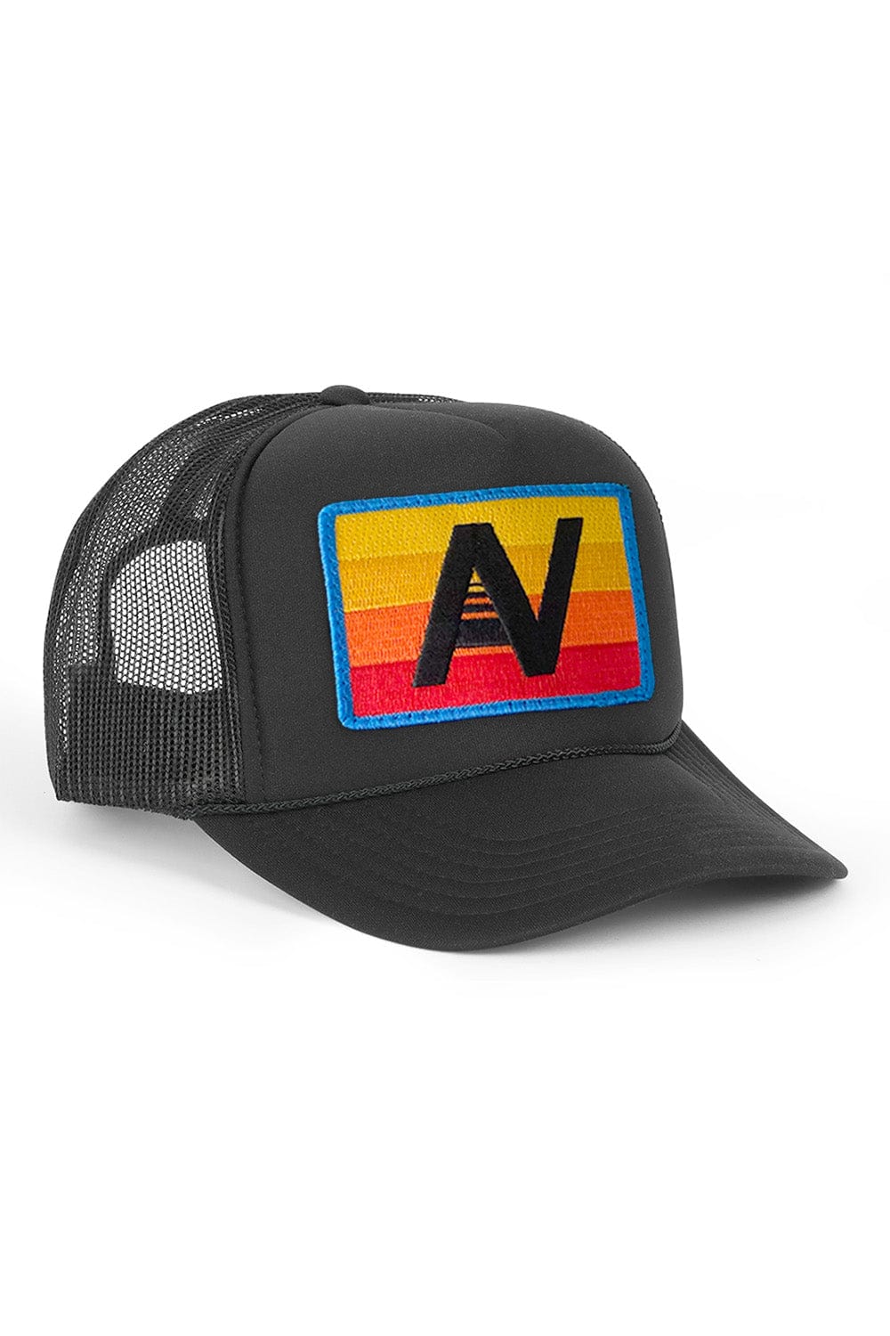 Aviator Nation Logo Rainbow Vintage Low Rise Trucker