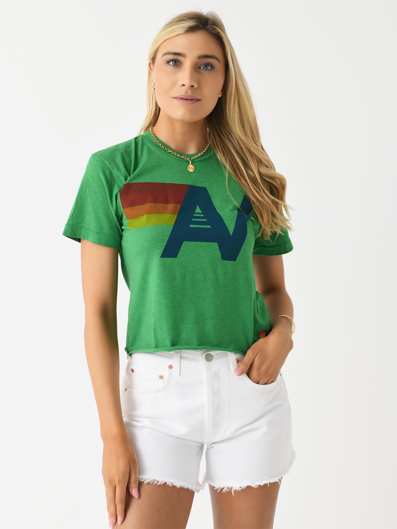Aviator Nation Logo Boyfriend Tee