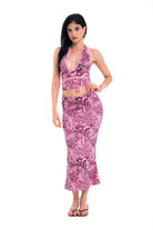 YAZ. Kendall Halter Midi Skirt Set